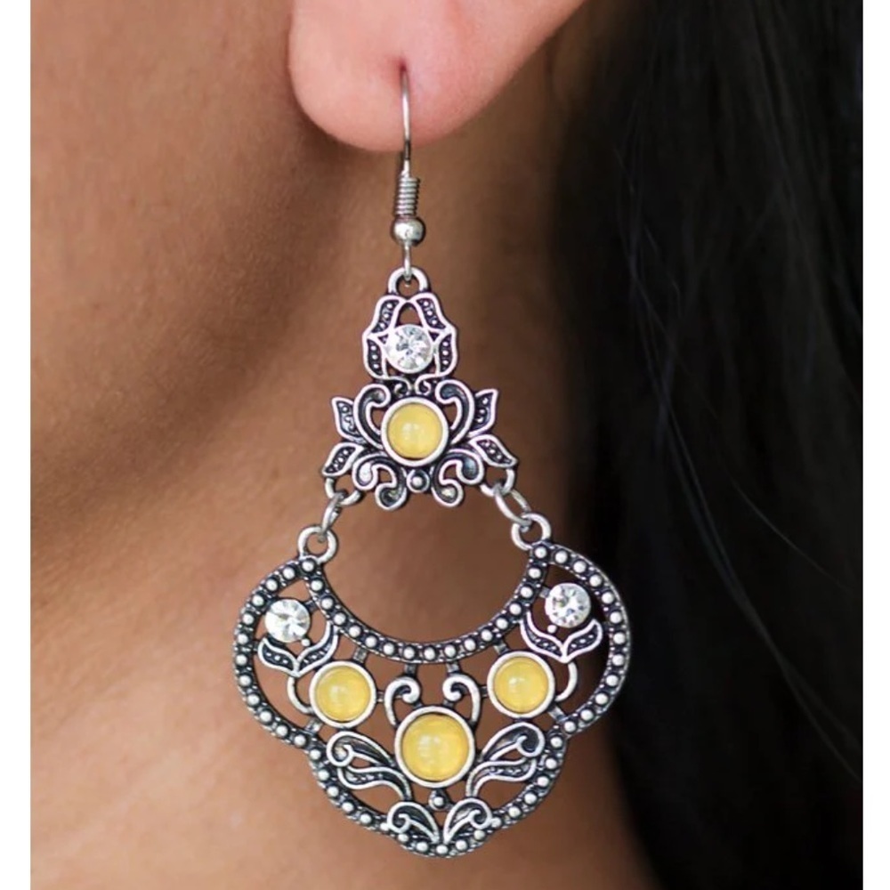 Earrings Bundle of Three Pairs of Quality Costume Silver See Photos & Read Below